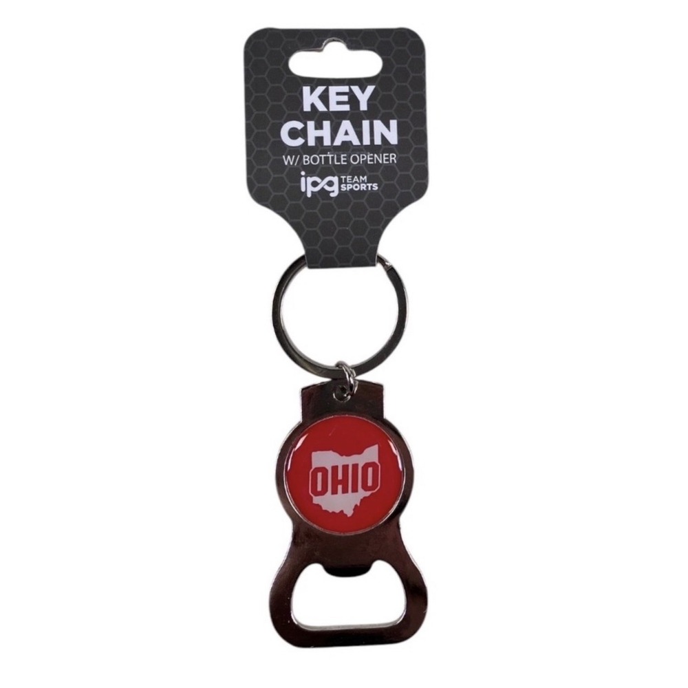 Ohio State Buckeyes Keychain with Bottle Opener Gift Souvenir Merch Graduation